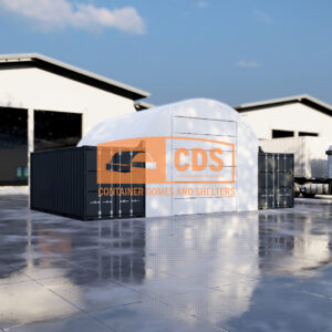 20ft (6m) wide Front Wall with Door & Winch