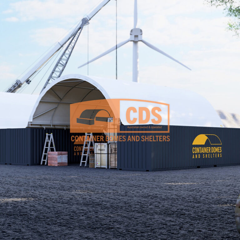 40ft Long Container Shelters - Container Domes & Shelters