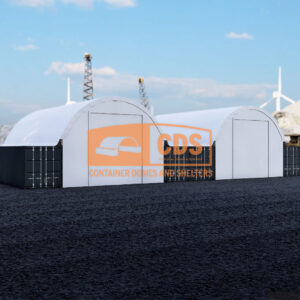 26ft (8m) wide Front Wall with Door & Winch