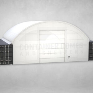 40ft (12m) wide Front Wall with Door & Winch
