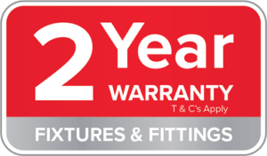 Warranty Badges-2 Year Fixtures and Fittings