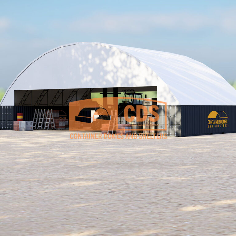 40ft Long Container Shelters - Container Domes & Shelters