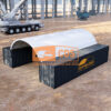 20 x 40ft Container Shelter (6 x 12m) with Back Wall