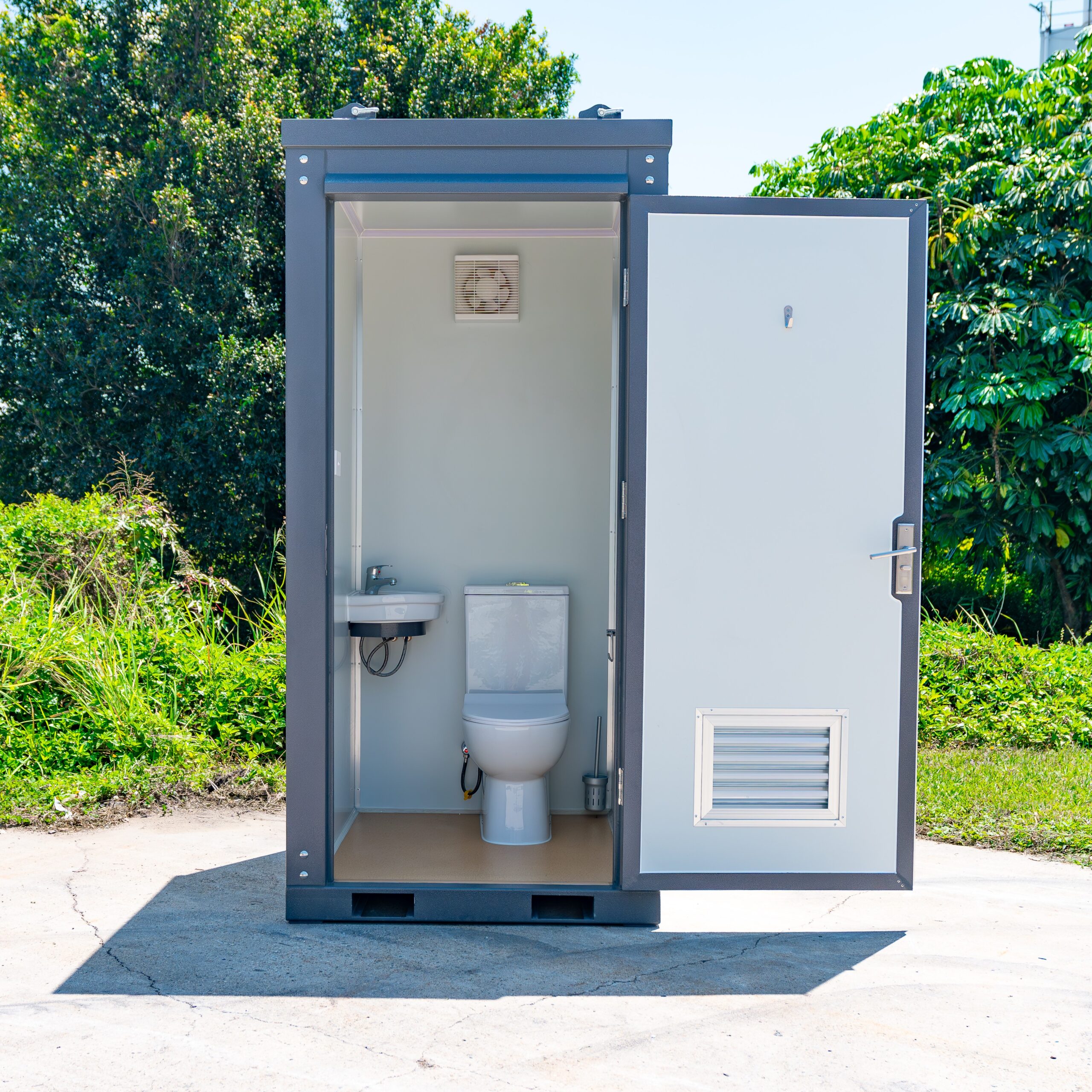 Portable Single Toilet - Container Domes & Shelters