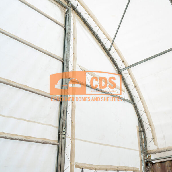 33ft (10m) wide Front Wall with Door & Winch - Image 6