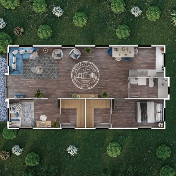 40ft Two Bed with WIR in each, Bathroom & Kitchen - Image 9