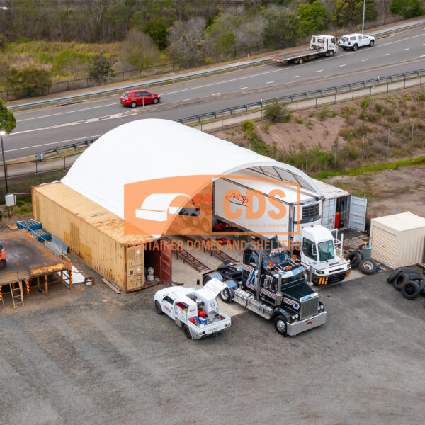 40ft W x 40ft L Container Dome Shelter - Image 4