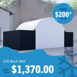 20ft (6m) wide Back Wall