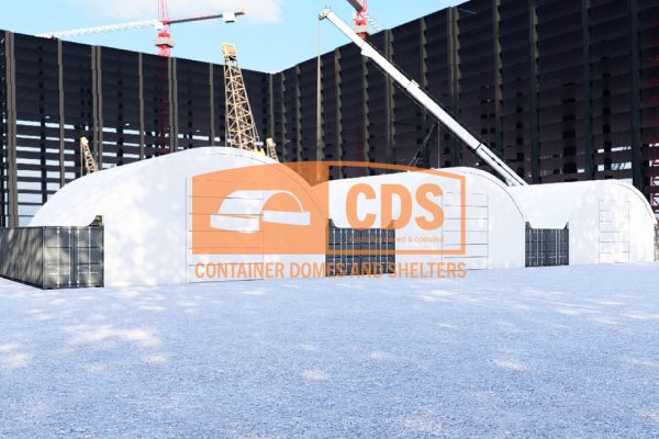 40ft-(12m)-wide-x-13ft-(4m)-High-Front-Wall-with-Door-&-Winch-GPHC-1